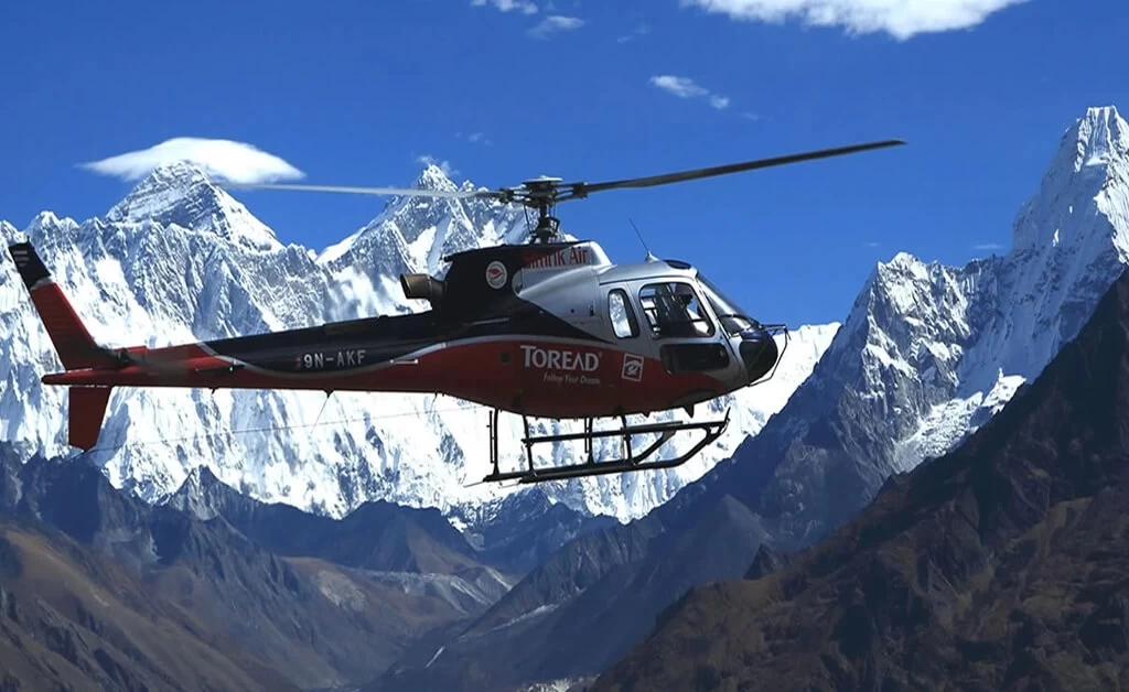 Everest Base Camp Helicopter Return Trek